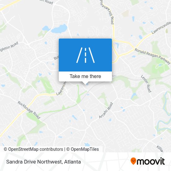 Mapa de Sandra Drive Northwest