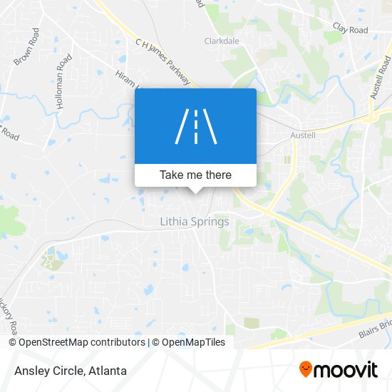 Mapa de Ansley Circle