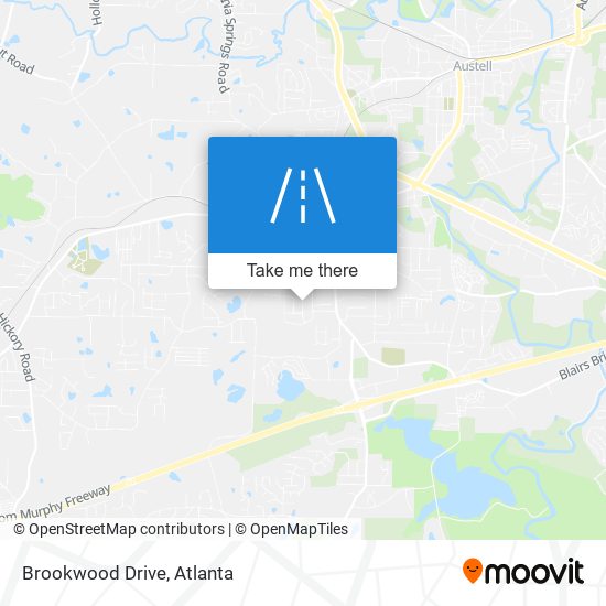 Mapa de Brookwood Drive