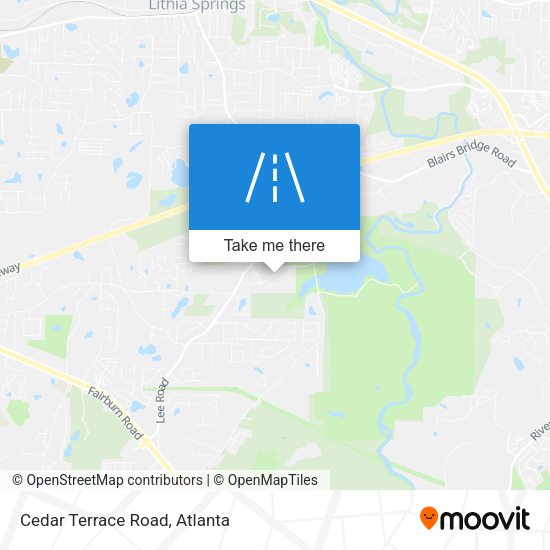 Mapa de Cedar Terrace Road