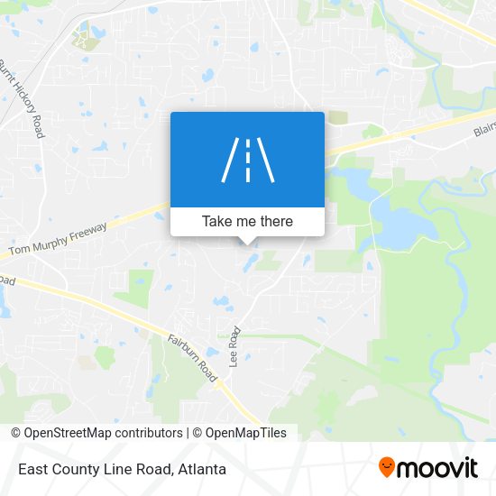 Mapa de East County Line Road