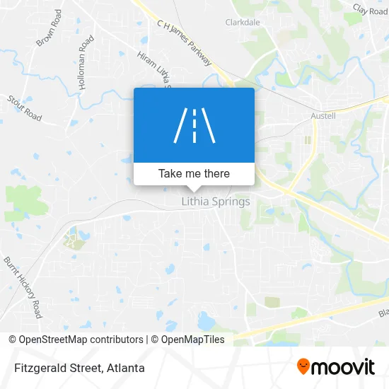 Fitzgerald Street map