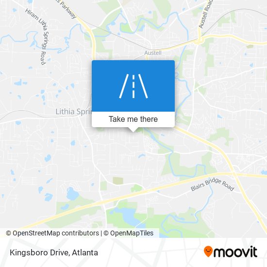 Kingsboro Drive map