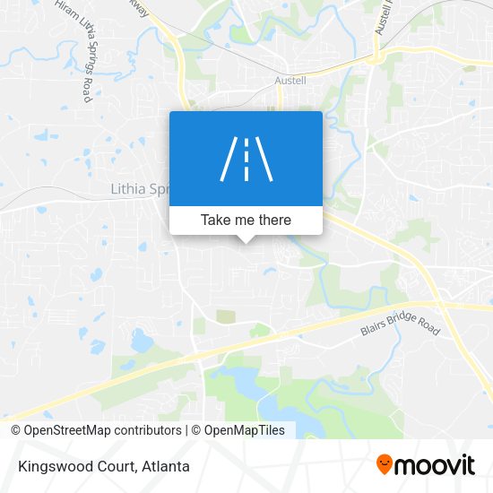 Mapa de Kingswood Court