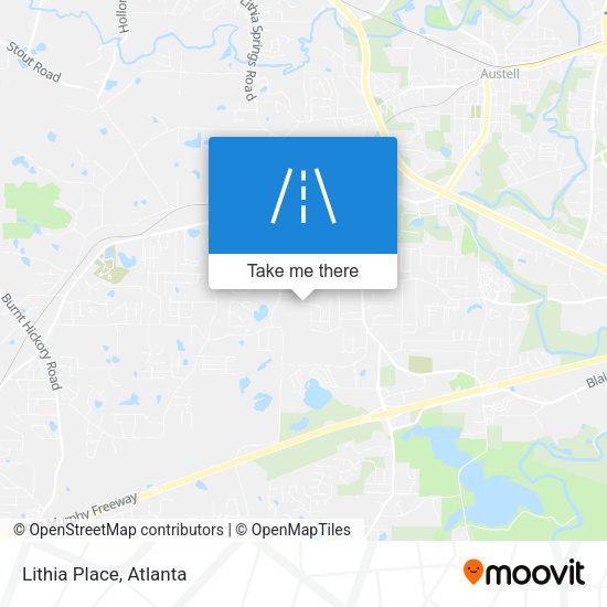 Lithia Place map