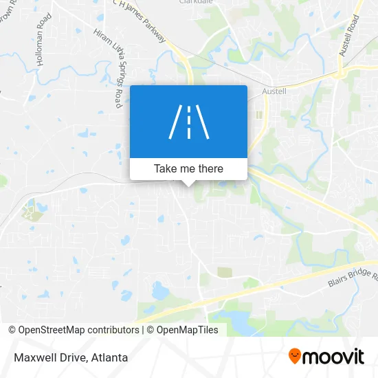 Maxwell Drive map
