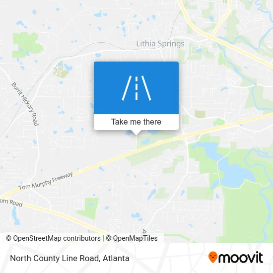 North County Line Road map