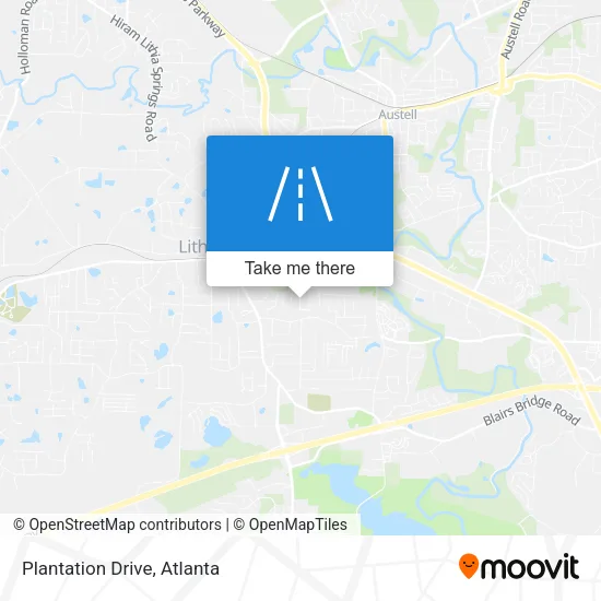 Mapa de Plantation Drive