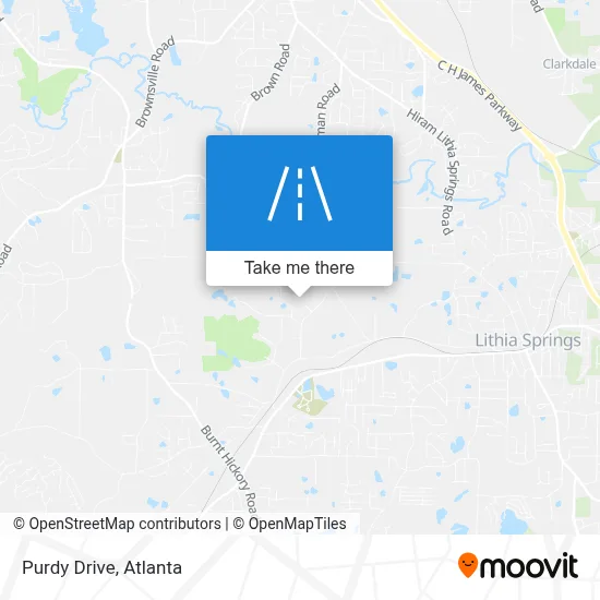 Purdy Drive map