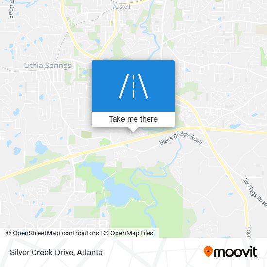 Mapa de Silver Creek Drive