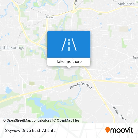 Mapa de Skyview Drive East