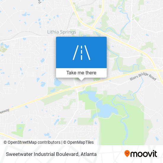 Sweetwater Industrial Boulevard map