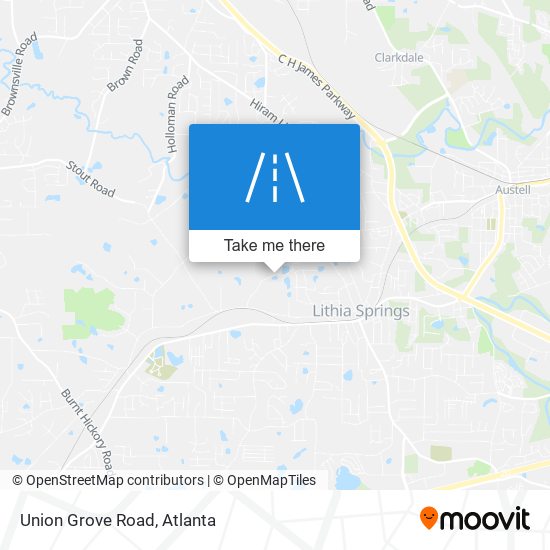 Mapa de Union Grove Road