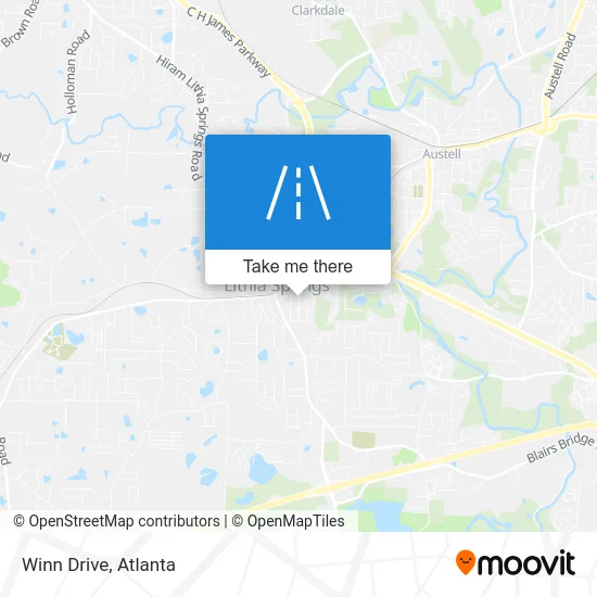Winn Drive map