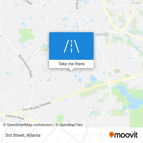 3rd Street map