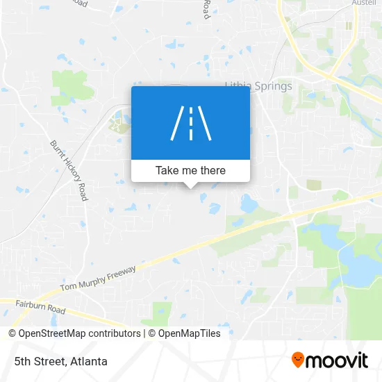 5th Street map