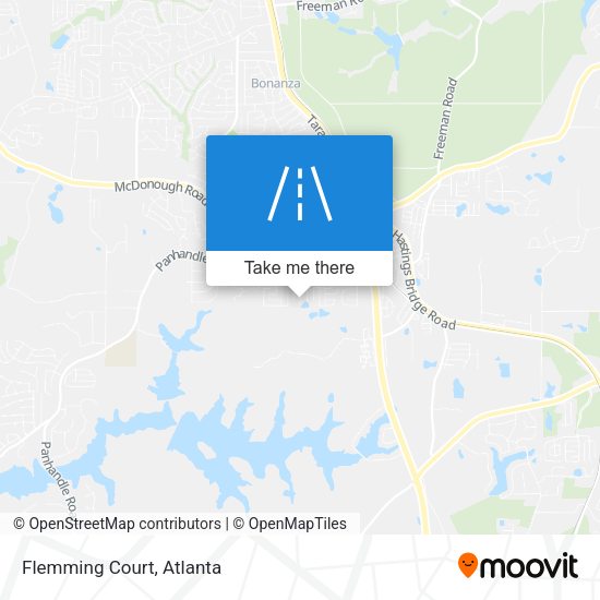 Mapa de Flemming Court