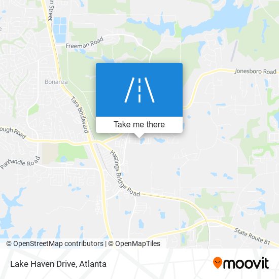 Mapa de Lake Haven Drive