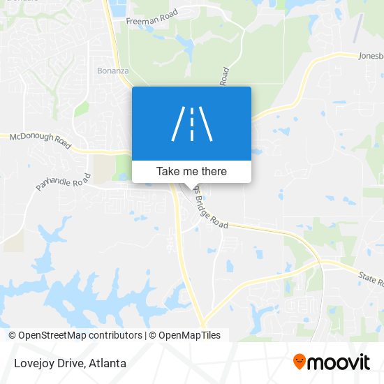 Mapa de Lovejoy Drive
