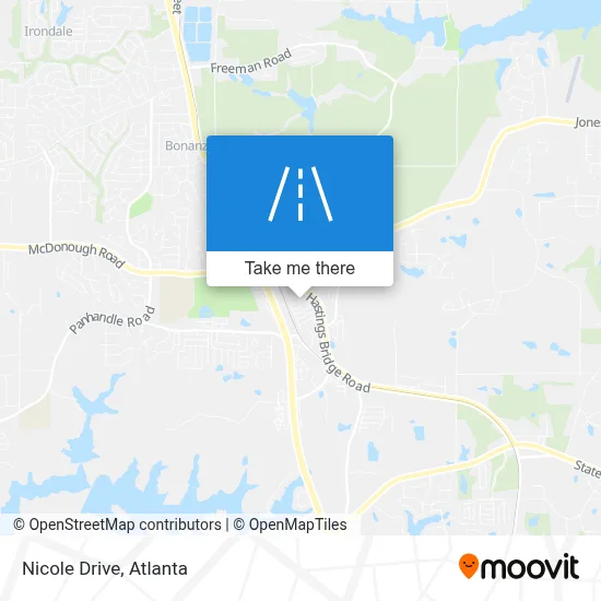 Nicole Drive map