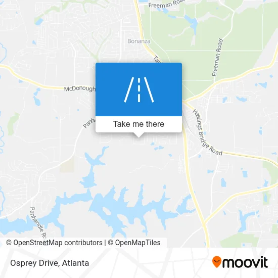 Osprey Drive map