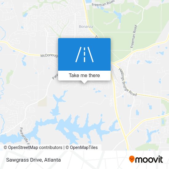 Sawgrass Drive map