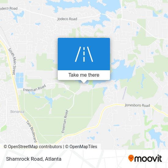 Mapa de Shamrock Road