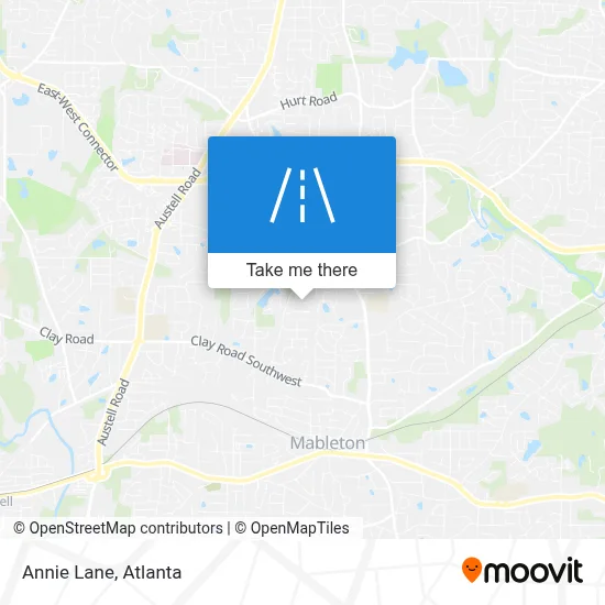 Annie Lane map