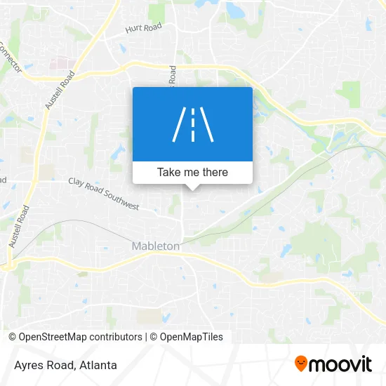 Ayres Road map