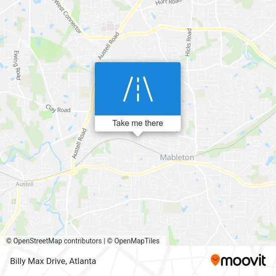 Billy Max Drive map