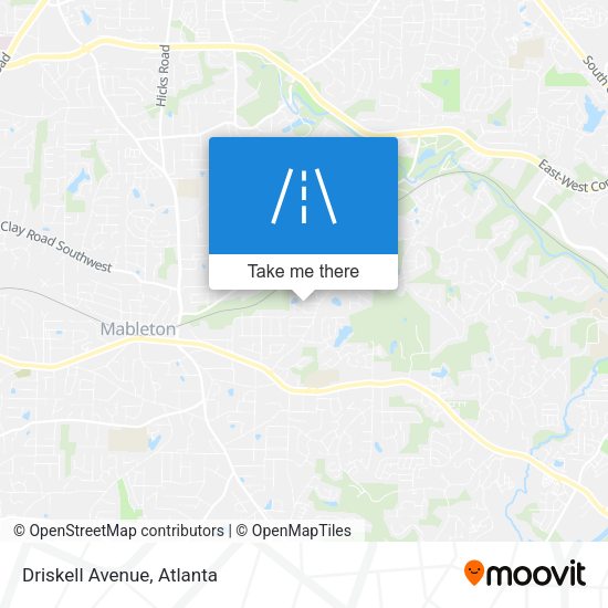 Mapa de Driskell Avenue
