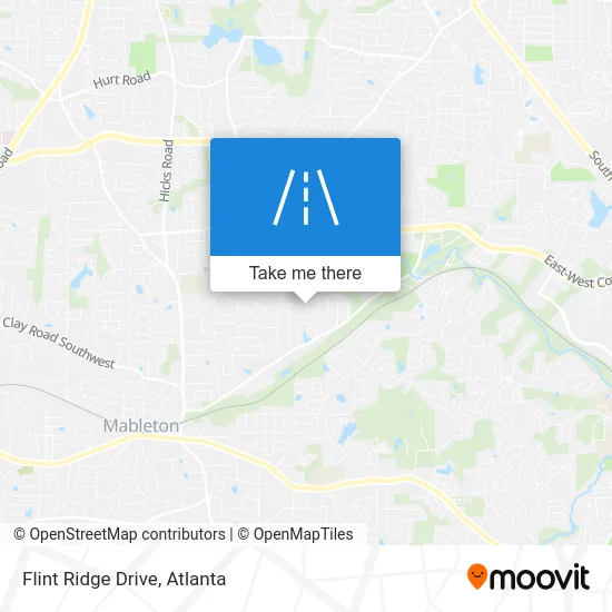 Flint Ridge Drive map