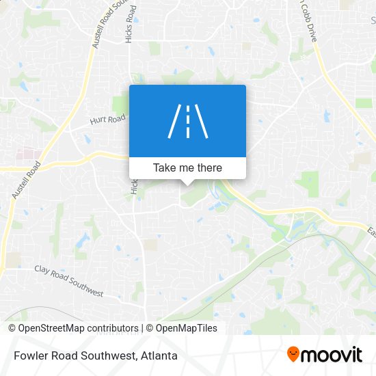 Mapa de Fowler Road Southwest