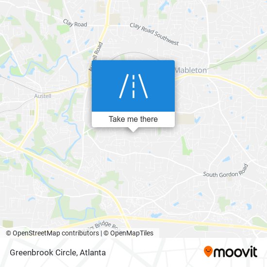 Mapa de Greenbrook Circle