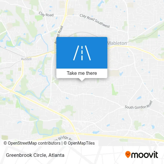 Greenbrook Circle map