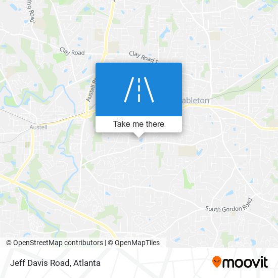 Jeff Davis Road map