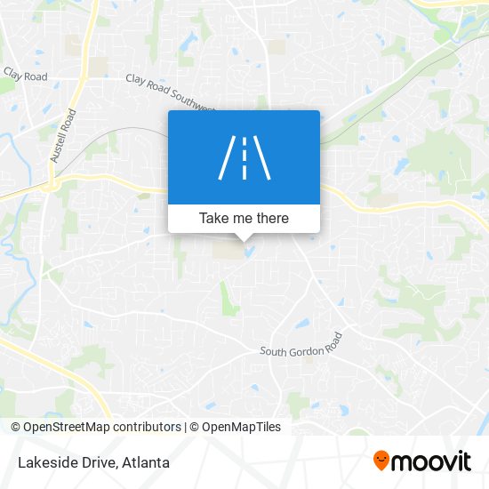 Mapa de Lakeside Drive