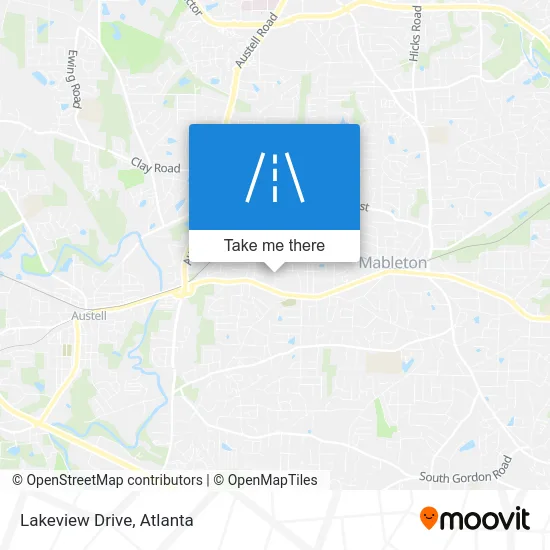 Lakeview Drive map