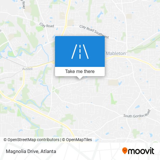 Magnolia Drive map