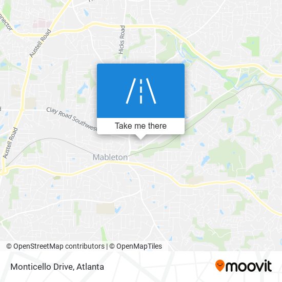 Mapa de Monticello Drive