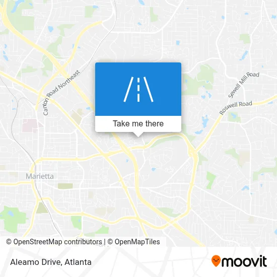 Aleamo Drive map