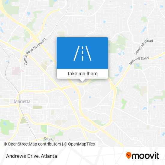 Mapa de Andrews Drive
