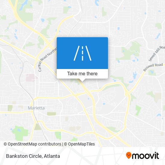 Bankston Circle map