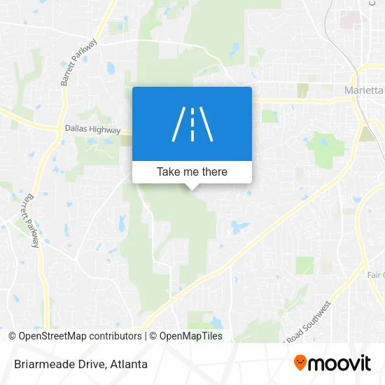 Briarmeade Drive map
