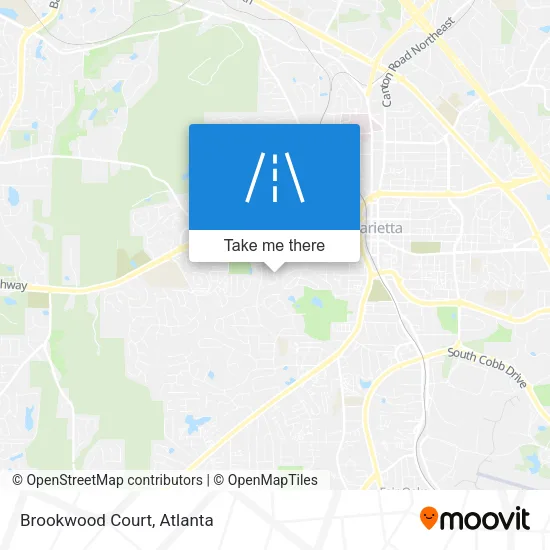 Brookwood Court map