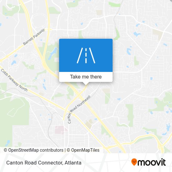 Canton Road Connector map