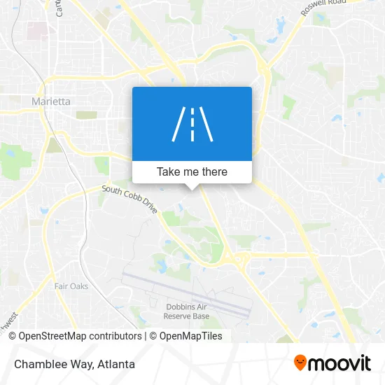 Chamblee Way map