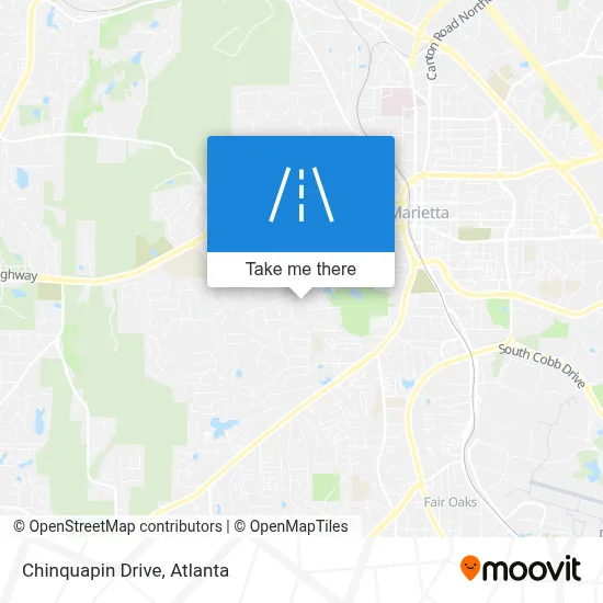 Chinquapin Drive map