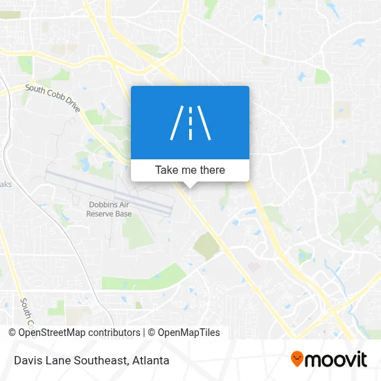 Davis Lane Southeast map