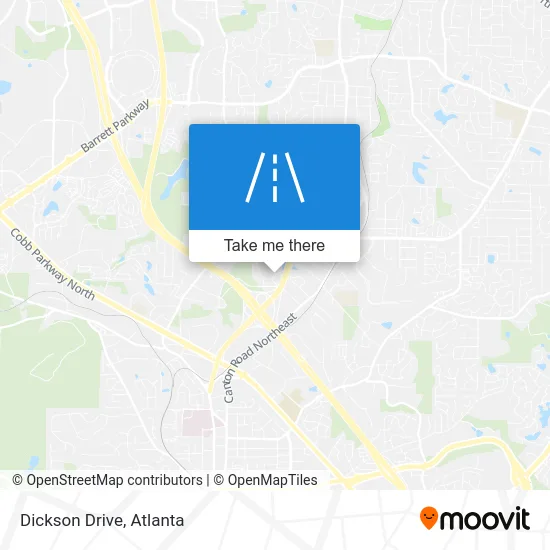 Dickson Drive map